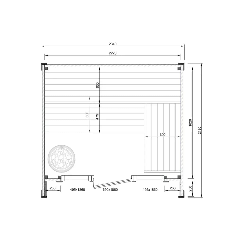 Leil® Patio XS 8